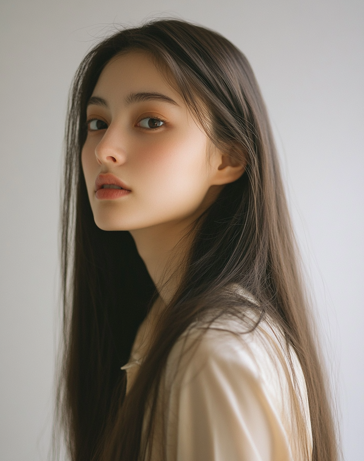 ツヤストレート